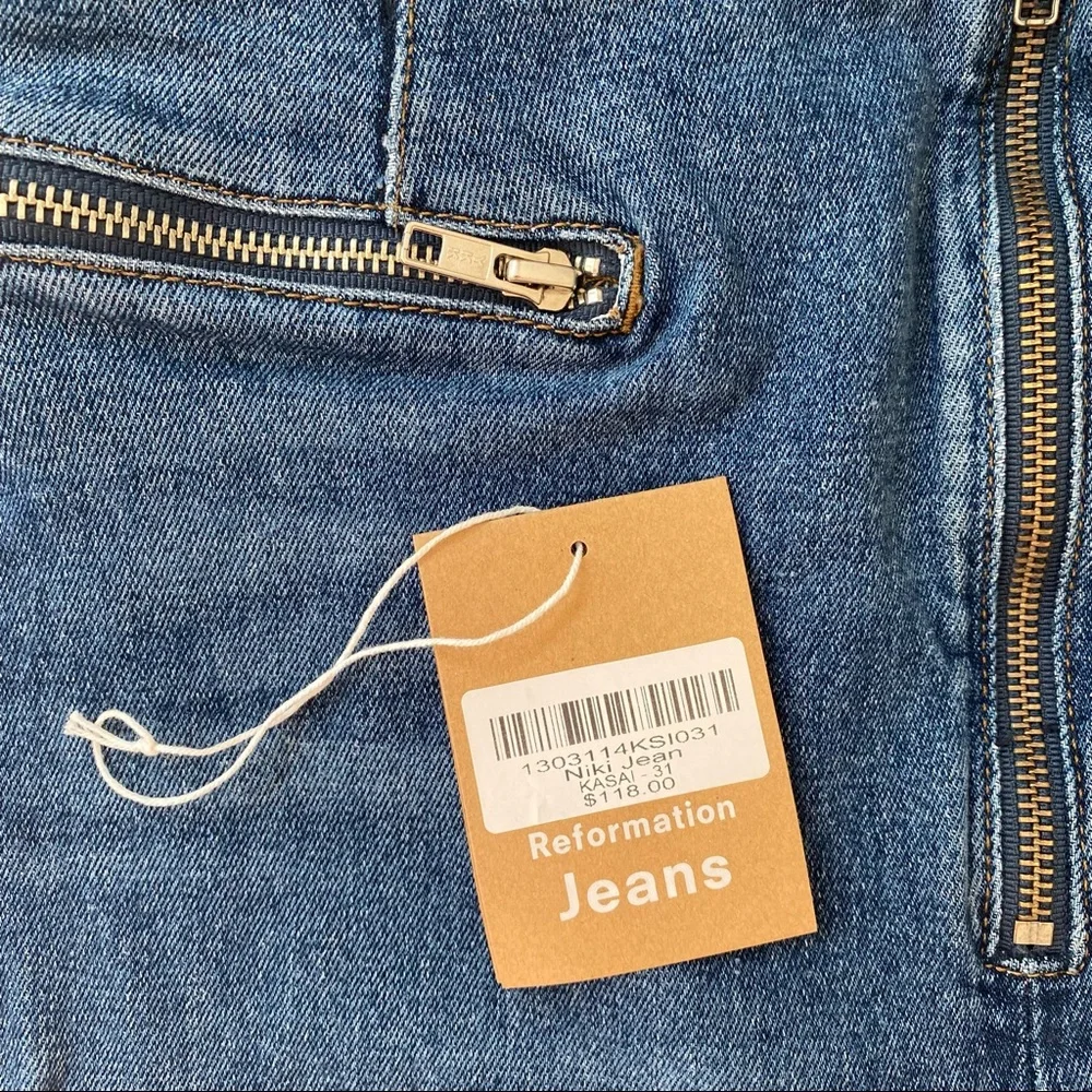 Reformation Niki Jean in Kasai - Picture 6 of 12